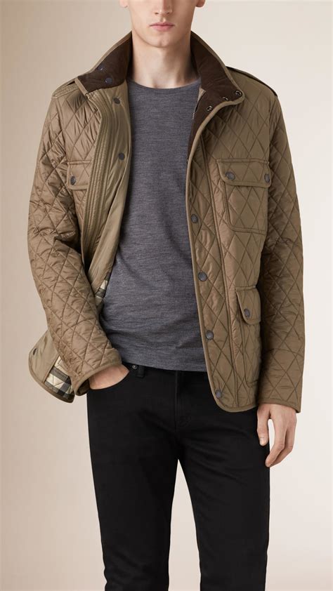 burberry football jacket|Burberry quilted jackets for men.